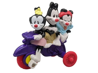 Triciclo Animaniacs con Yakko, Wakko y Punto 1993 Warner Bros-Envío Gratis Foto 1 de 4