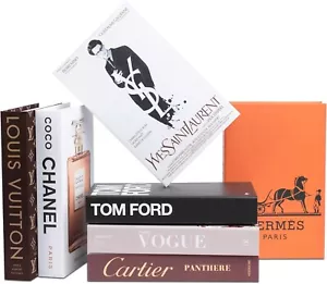7 Pieces Fashion Decorative Books - Premium Aesthetic Faux Books for Room Dec... - Picture 1 of 6