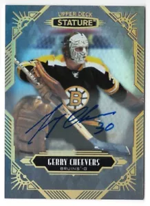 2020-21 Upper Deck Stature Base Autograph Legends #100 Gerry Cheevers - Picture 1 of 1