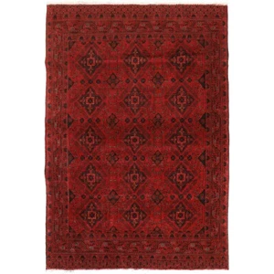 Authentischer afghanischer Khal Mohammadi Stamm Wolle Vorleger Handarbeit 238x168cm - Bild 1 von 7
