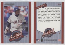 2001 Donruss Fan Club Baseball's Best Silver Tony Gwynn #218 HOF