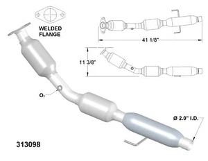 Catalytic Converter for 2016-2018 Toyota Yaris LE - Picture 1 of 2