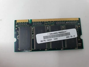 IBM ThinkPad T40 Memory RAM 256MB DDR PC2100S-2533 -0-A1 Elpida EBD26UC6AKSA-7B - Picture 1 of 8