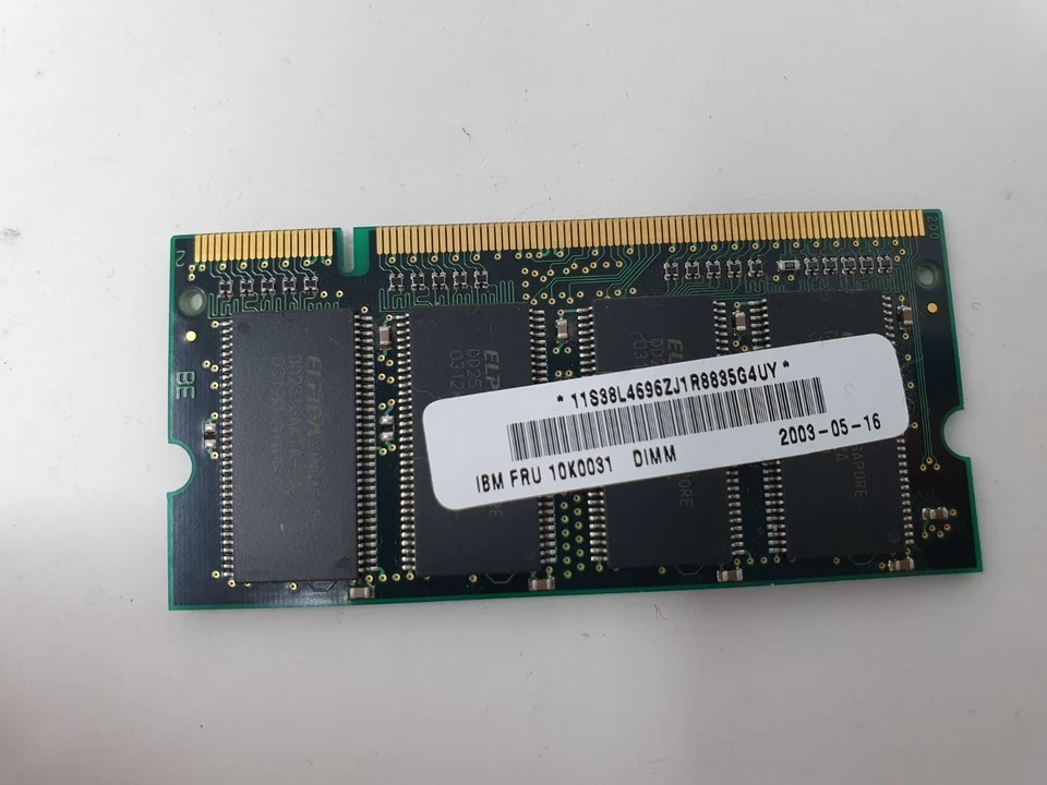 IBM ThinkPad T40 Memory RAM 256MB DDR PC2100S-2533 -0-A1 Elpida EBD26UC6AKSA-7B - Image 1 of 4