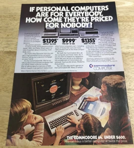 Anuncio impreso Commodore Computer 1983 - Anuncio de revista vintage - Imagen 1 de 1