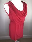 Wal G Sold In Topshop Pink Wrap Over Style Tie Back Dress- Medium (uk 10)