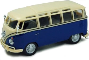 ,CARARAMA, VOLKSWAGEN T1 Samba Azul y blanco, 1/43, CAR60330DBL - Imagen 1 de 1