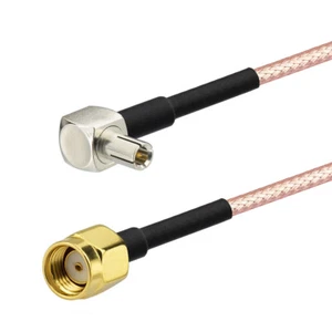 UMTS Antenna Pigtail Adapter RP SMA to TS9 Adapter Cable RG316 30cm for Wireless - Picture 1 of 4