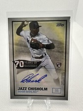 2021 Topps - 70 Years of Baseball Autographs #70YA-JAZ Jazz Chisholm (RC)