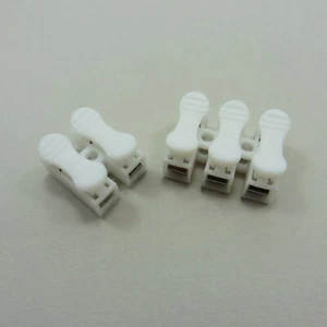 Push-in Cable Terminal Block 3/2 Way Wire Fix Connector 250V Spring Clamp - Picture 1 of 3