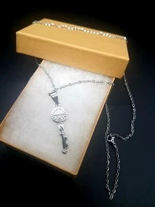 ST. Benedict key Necklace / llave de San Benito cadena - Picture 1 of 6