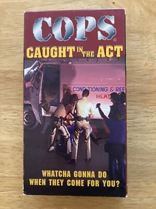 Rare/Hard to Find COPS - Caught in the Act (VHS) - Picture 1 of 8