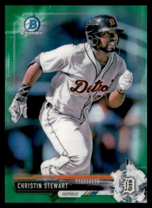 2017 Bowman Chrome Mini Prospects Green Refractors #BCP148 Christin Stewart /99