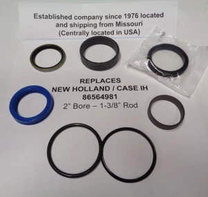 Sostituisce New Holland / Case iH 86564981 kit guarnizioni (2"" alesaggio x 1-3/8"" asta) - Foto 1 di 3
