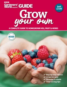 BBC GARDENERS WORLD MAGAZINE GUIDE ~ GROW YOUR OWN 2025 ~ NEW ~ - Picture 1 of 1