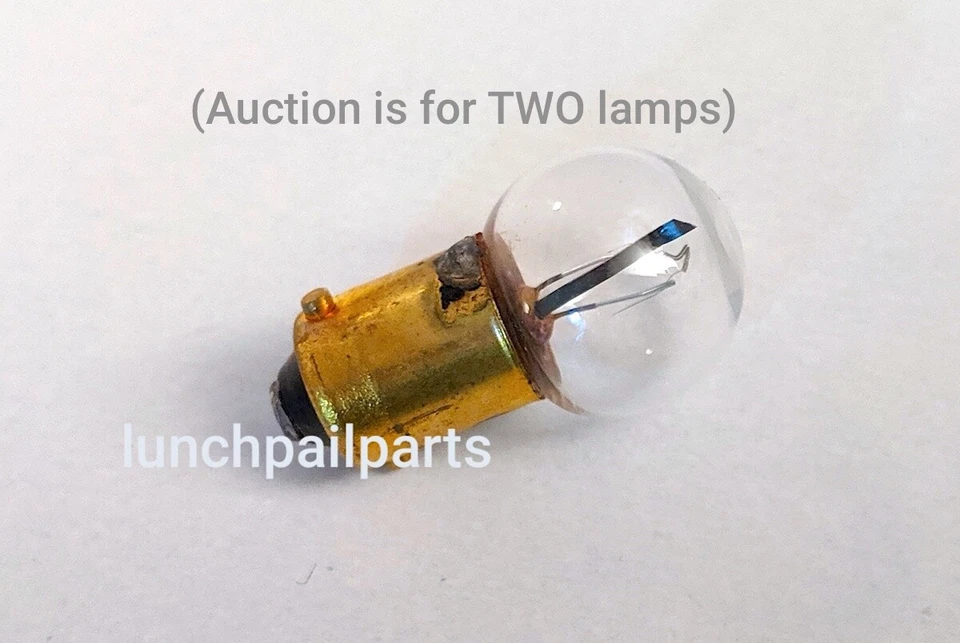 2 PARK BRAKE Lamp Bulbs 63 64 65 66 Ford Mustang Cougar Fairlane Falcon Galaxie - Image 1 of 4