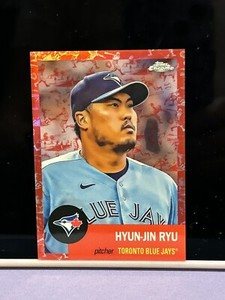 2022 Topps Chrome Platinum Anniversary Red Atomic Hyundai-Jin Ryu  4/5