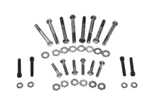 Bolts Hardware Rocker Box Valve Cover Chrome For 84-99 Harley Evolution 60137 - Foto 1 di 1