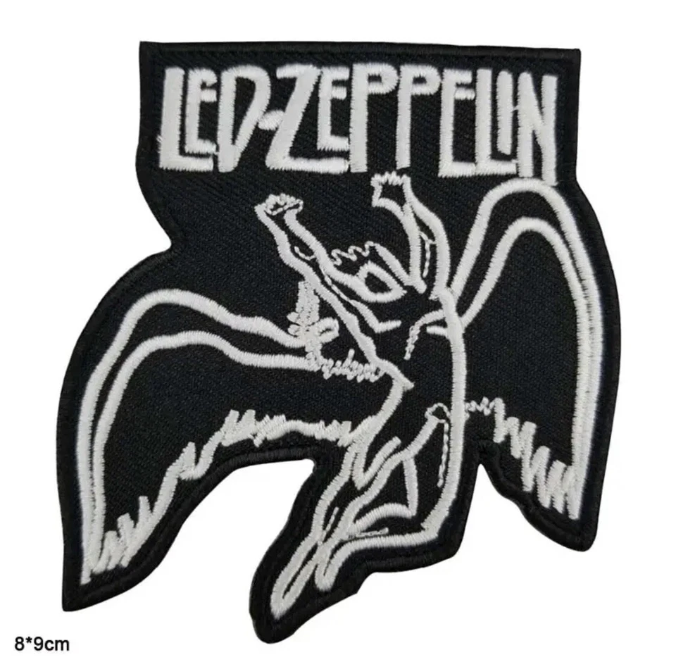 Led Zeppelin Embroidery Iron On Patch - clothing, hat, backpack- festival - image 1 of 1
