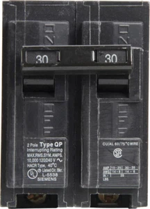 Siemens Leitungsschutzschalter 30 Ampere Standard 2-polig - Bild 1 von 1