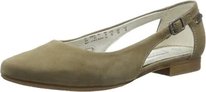 Bugatti taupe spitze Zehenpartie flach UK 7 EUR 40 V6263 -3G - Bild 1 von 15