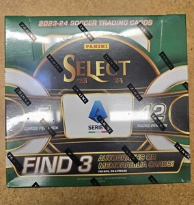 2023/24 PANINI SELECT SERIE A SOCCER FUTBOL HOBBY BOX - 3 AUTOS or MEM per BOX - Picture 1 of 8