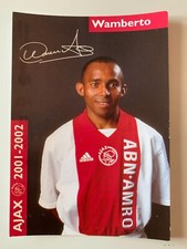 CARD - AJAX AMSTERDAM - 2001-2002 SEASON - WAMBERTO