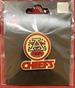 KANSAS CITY CHIEFS PATCH LOGO LAPEL COLLECTOR PIN NEW WINCRAFT - Picture 1 of 1