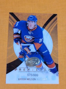 2013-14 Upper Deck Black Diamond Brock Nelson /999 Ice Premieres Rookie #60