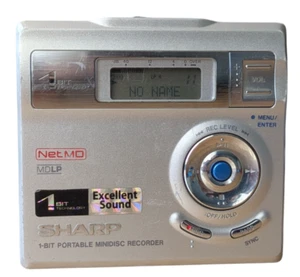 🔥Sharp DR 410 MD MiniDisc Recorder 3,5 mm Stecker getestet Sammler selten🔥 - Bild 1 von 8