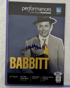 MATTHEW BRODERICK Firmado Babbitt Playbill ~ La Jolla Playhouse - Noviembre 2023 ~ PSA - Imagen 1 de 10