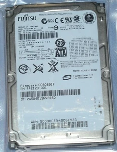 Fujitsu MHW2160BH PL 07FDDB-0080891F 160gb 2.5" Sata Laptop HDD - Picture 1 of 4
