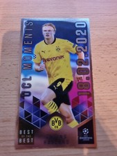 Topps BEST OF THE BEST UCL MOMENTS HAALAND SUPER SIZE CARD