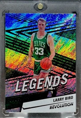 LARRY BIRD RARO INSERTO REFRACTOR HOLO Lámina TARJETA DE INVERSIÓN SP COMO NUEVA CORTE MVP Foto 1 de 4