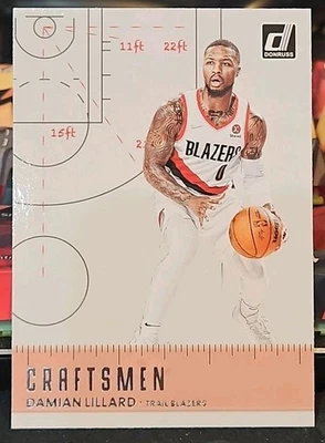 Blazers Donruss Craftsmen Damian Lillard #9 2022-23 Foto 1 de 2