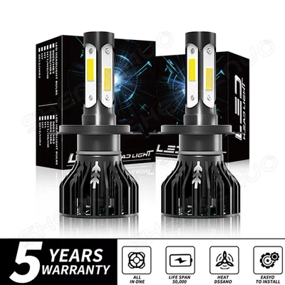 Para Suzuki Vitara XL-7 Grand 1999-2003 - 2X 6000K Bombilla Faro Alto Bajo Foto 1 de 4