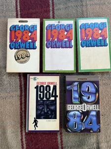 GEORGE ORWELL 1984 (1983 Signet Paperback) book lot. - Picture 1 of 9
