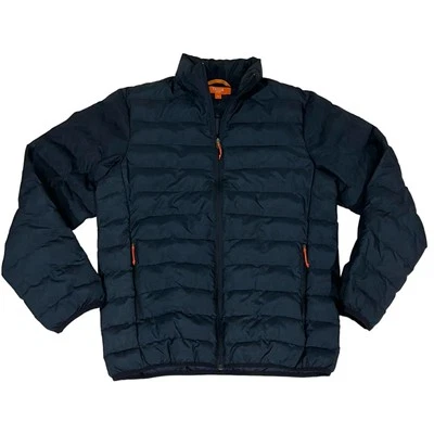 Tallia Men’s Sport Puffer Coat Winter Navy Blue Puffy Zip Pockets Sz M Foto 1 de 4