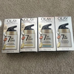 (4er Pack) Olay Total Effects 7 in 1 Feuchtigkeitscreme LSF 30 1,7 OZ - Bild 1 von 1