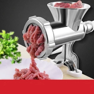 Molinillo de carne manual de acero inoxidable con manivela procesador de alimentos 1 pieza - Imagen 1 de 6