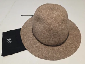 New $98 Bailey Of Hollywood 100% WOOL FELTED Hat Men's MEDIUM M Brown USA MADE - Picture 1 of 7