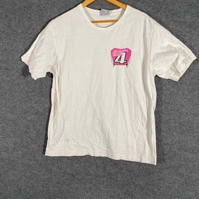 Alexandra Miller Racing Shirt Mens L White Pink Cars Race Racing Alex Car 4 - image 1 of 4