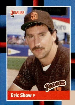1988 Donruss #387 Eric Show - Image 1 of 2