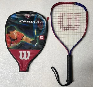 GENTLY USED - Wilson Xpress Cliff Swain Stretch 22" Racquetball Racket w Case - Picture 1 of 18