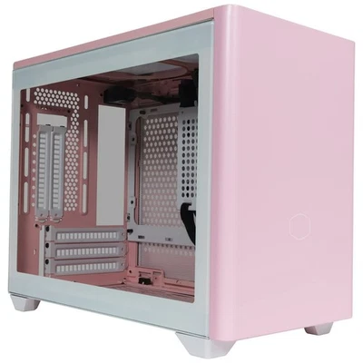 Cooler Master MasterBox NR200P Pink White Mini-ITX/DTX PC Case Tempered Glass - Image 1 of 2