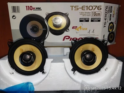 (Nuovo) Pioneer TS-E 1076 woofer in Kevlar tweeter in magnesio Strontium Magnet - Immagine 1 di 4