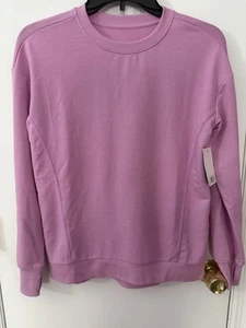 NEW! Girls Tek Gear L/S Lightweight Sweatshirt - Size Large (10/12) Pink - Picture 1 of 7