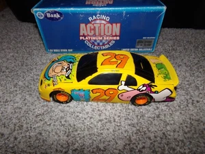 1/24 STEVE GRISSOM #29 CARTOON NETWORK BWB  1996 ACTION NASCAR DIECAST - Picture 1 of 4
