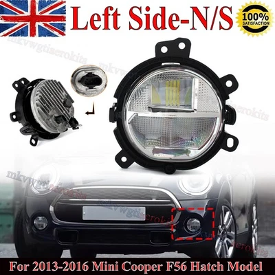 Front Bumper LED DRL Fog Light #63177329171 Left Side N/S For Mini F56 2013-2016 - Image 1 of 4