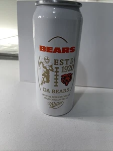 Miller Lite Chicago Bears Aluminum Can 16oz Cup - Picture 1 of 6